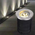 Adjustable Angle Underground Light Outdoor Ground Light AC85-110V IP65 Waterproof LED Buried Lights for Driveway Deck Patio Yard Step Garden Spotlight (Warm White 3w)