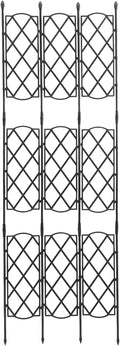 BESPORTBLE Outdoor Metal Plant Trellis Climbing Vine Support Rack for Garden Patio Lawn Weather-Resistant Steel Frame Protecting Plants from Wind and Rain Suitable for Flowers