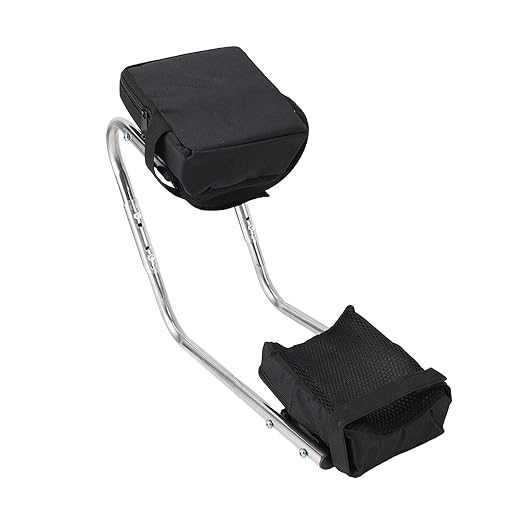 ANGGREK Labor Saving Knee Seat for Gardening Kneeling Bench with Stainless Steel Material Ankle Support and Knee Easy Planting and Weed Plucking Lightweight and Space Saving