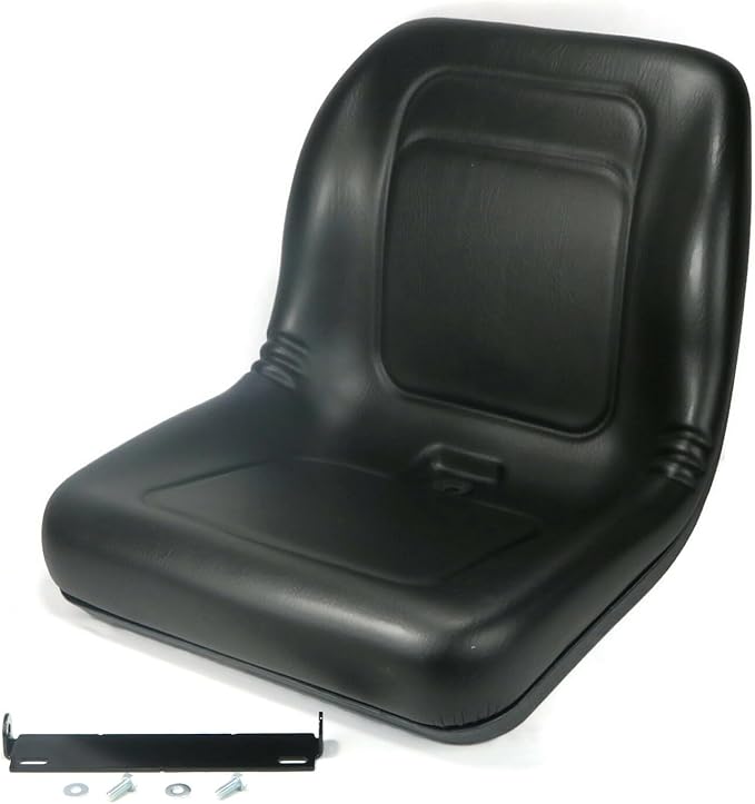 The ROP Shop Black High Back Seat fits 1999 Dixie Chopper Lawn Mowers XW2000-60 XW2002-60