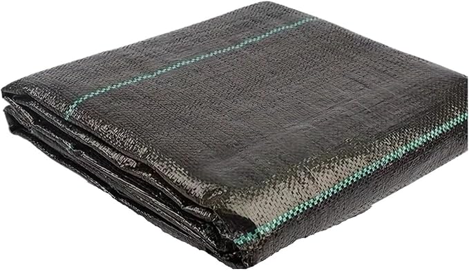 Weed Barrier Fabric Used for Weed Control Anti-Grass Net Geotextures for Weed Control Greenhouse Weeding Pad Water Permeable for Gardening(2mx10m)