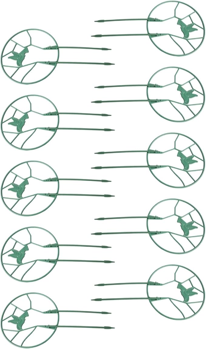 10Pack Garden Trellis for Potted Plants-Plastic Climbing Plant Support Trellis