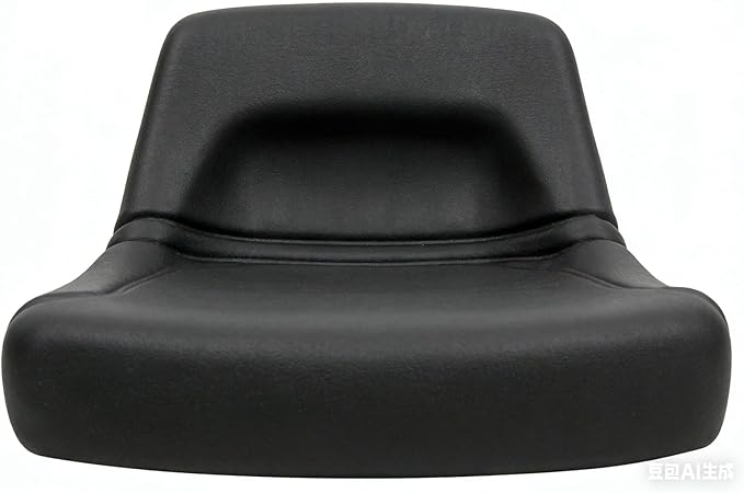 Universal Tractor Seat Heavy-Duty Black Vinyl Lawn Mower Seat - Easy Install Ideal for Lawn Mowers Utility Carts &amp Cleaning Machines