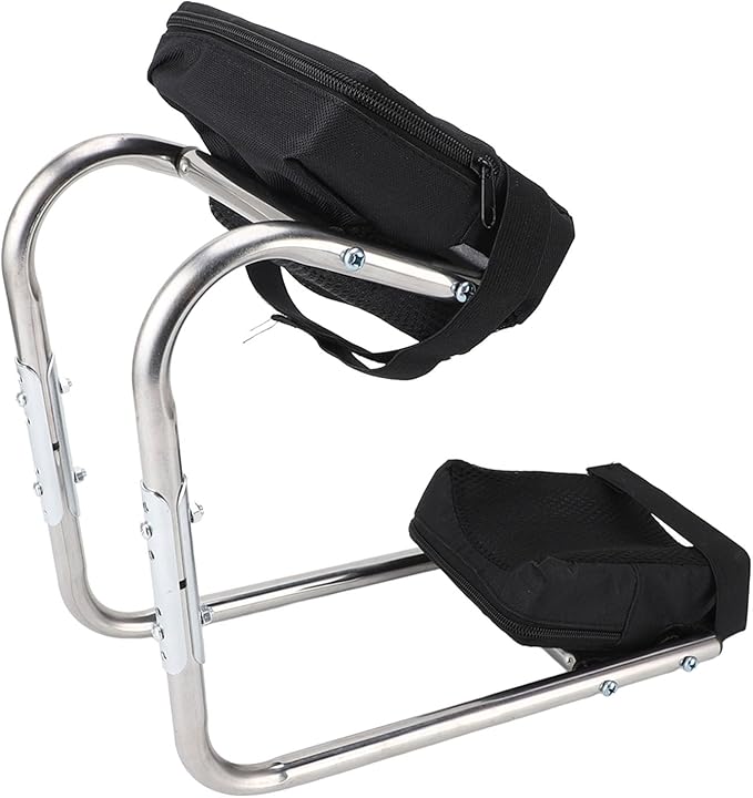 Knee Seat Gardening ToolStainless Steel Ergonomic Ankle Support Multifunctional Knee Seat Leg Brace for Gardening Work