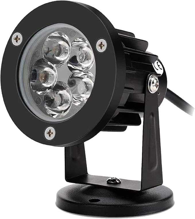 1/2PCS Ground Spotlight Lights - LED Tree Floodlight 5W Adjustable Garden Landscape Spotlight Terrace Lawn LED Light(Warm Light1PSC-5w(AC12v))
