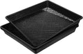 4pcs Tray Soilless Germination Trays Optimal Drainage for Indoor Gardening for Microgreens Vegetables and Flowers Mesh Design for Easy Harvesting