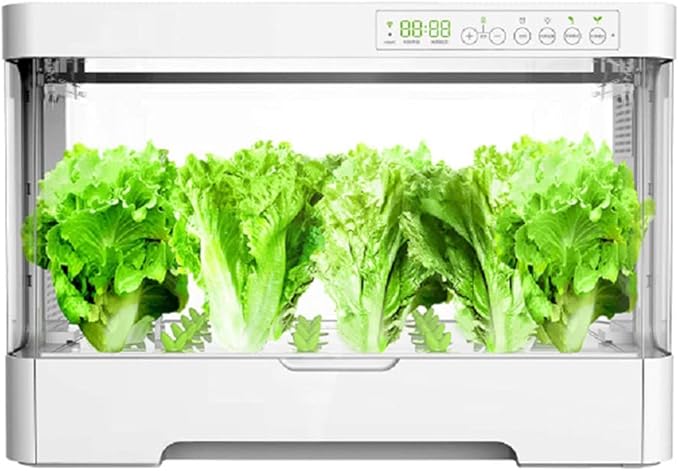 Hydroponics Growing System Indoor Herb Garden Kit Hydroponics Growing System with LED Grow Light Automatic Timer Smart Grden with Fan for Home Kitchen