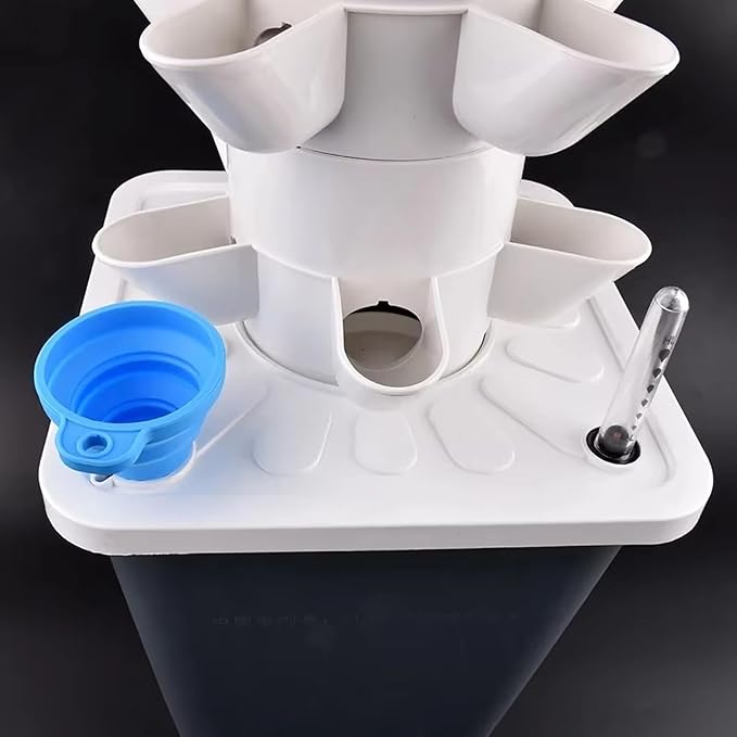 2025 Hydroponic Tower Vertical Garden Planter Tower Hydroponics Growing System Kit with Water Pump Timer Smart Watering Food Grade for Herbs Fruits and Vegetables