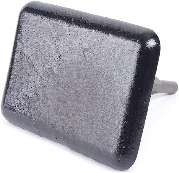Steel Tamper Garden Tamper Tool Without Handle Heavy Duty Hand Plate Soil Compactor Durable Landscaping Rammer Soil Tamper for Leveling Soil Gravel Asphalt Driveway