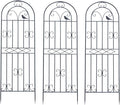 Garden Trellis for Climbing Plants 180cm 200cm. Rustproof Metal Garden Flower Trellis Cucumbers Support Plant Support Netting(180cm(71in)C)