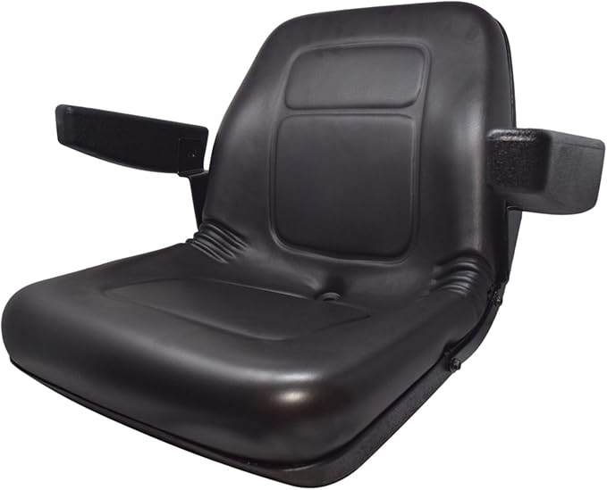 High Back Lawn Seat W/Armrests Black Gravely High Back Lawn Seat W/Armrests Black Gravely 03829400 01546100 HBLMSWABGHH