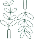 VILLCASE 2pcs Metal Tomato Cages for Garden Climbing Plant Support Trellis Rack with Green Iron Frame for Indoor and Outdoor Potted Plants