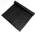 Weeds Barrier Fabric Garden Weeds Control Fabric Heavy Duty Woven Ground Cover Weed Barrier Weeds Control Fabric Mat for Garden Raised Bed Landscaping Black(3x50ft)