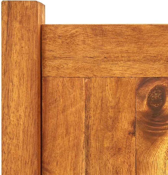 Rustic Wooden Planter Box 78.7x19.7x9.8 Acacia Raised Garden Bed Outdoor Large Rectangular Flower Herb Vegetable Bed for Patio Balcony Deck