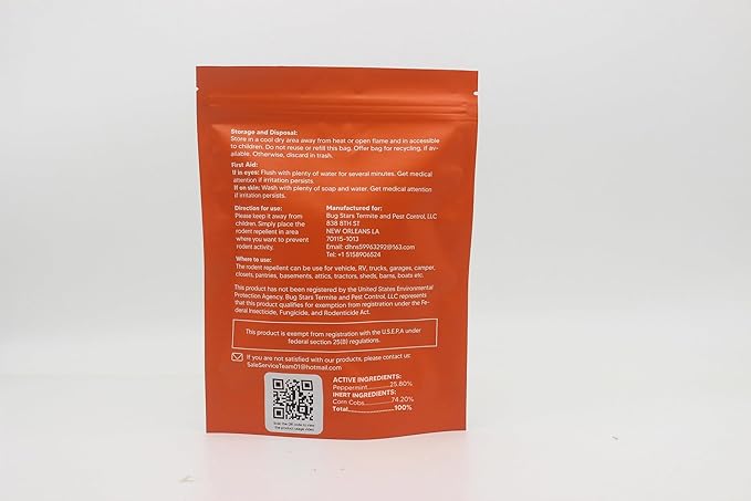 Rodent Repellent Mouse Repellent Pouches Mice Repellent Indoor Mouse Deterrent Outdoor Rat Repellent Extra-Strength Rodent-Repelling Pouch Peppermint to Keep Mice Away from Garage-10P