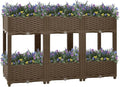 YAFF Raised Bed 47.2x15.7x28 Polypropylene (24.2lbs)