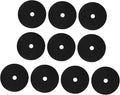 misppro 10 Pieces Tree Mulch Ring Weed Barrier Mat for Gardening and Landscaping Reusable Weed Preventer Protector Mat Black 24.41 Inch Diameter