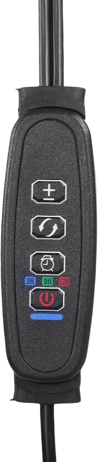 Height Adjustable Plant Grow Light 108 LEDs Full Spectrum Grow Lights Auto Timer 3 9 12Hrs 6 Brightness (US Plug 2 Heads 20W Use 2A Adapter)