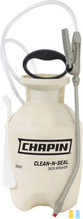 Chapin 25012 1-Gallon Clean 'N Seal Poly Deck Sprayer for Deck Cleaners and Transparent Stains and Sealers 1-Gallon (1 Sprayer/Package)
