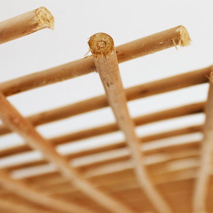 FOREVER BAMBOO Expandable Peeled Carbonized Willow Wood Trellis Fence Plant Climbing Lattices Trellis Fence Support 36 in H x 72 in L (2-Pack)