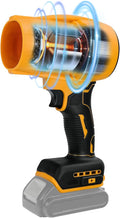 Cordless Leaf Blower for DeWalt 20V Battery 30000 RPM Handheld Jet Fan Air Blower Mini Jet Dry Blowers Fan for Patio Cleaning Lawn Car (NO Battery)
