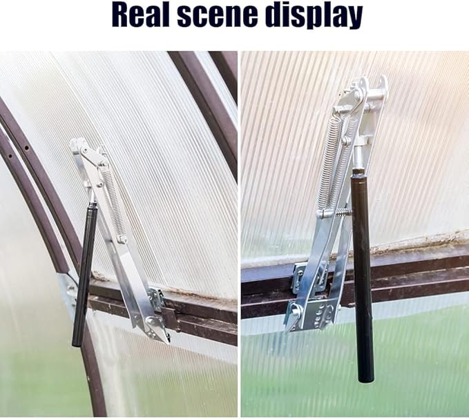 Greenhouse Window Openers Temperature Controlled Automatic Vent Opener 2 Spring Heavy Duty New Uprated Piston Up to 15 Kg Load Solar For Greenhouse Garden Temperature Control ( Color : 2pcs )