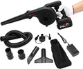 Mini Blower Black2- in-1 Cordless Small Blower with 21v Lithium Battery for InflatingBlowing LeafClearing Dust &amp Small TrashCarComputer HostHard to Clean Corner by SHINTYOOL