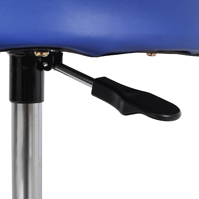 250 LBS Heavy-Duty Rolling Pneumatic Creeper Garage Stool - Adjustable Height (16.5-21) Durable Tool Tray Storage 360° Swivel Casters Ergonomic Cushioned Seat