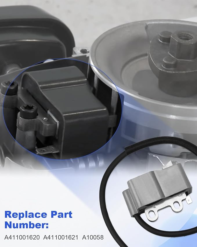 Ignition Coil Fit for Echo Leaf Blowers PB580 PB-580H PB-580T Fit for Shindaiwa EB600RT Replace A411001620 A411001621 A10058