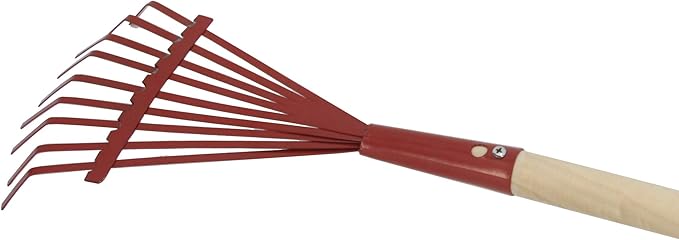 FixtureDisplays Kids Garden Tool Set 28 Long Toy Rake Shovel and Leaf Rake Reduced Size 3-Piece 15210-RAKE+RAKE+Shovel-NF