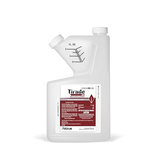 Atticus Tirade CS Insecticide (16 oz) Time-Released Indoor &amp Outdoor Pest Control for Ants Flies Fleas Mosquitoes and More – 6% Cyfluthrin Liquid Concentrate