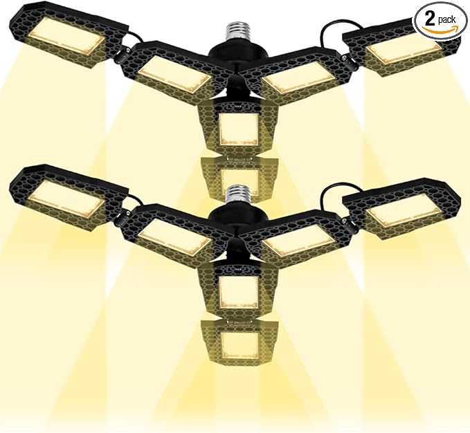 2PCS 250W LED Plant Light E27/ E26 Sunlight 100-277V Full Spectrum Seeds Adjustable Panels Lamp 110V Greenhouse Tent Hydroponic Planting Box UV/IR Indoors Vegetable Flowers Fruits Fill Light