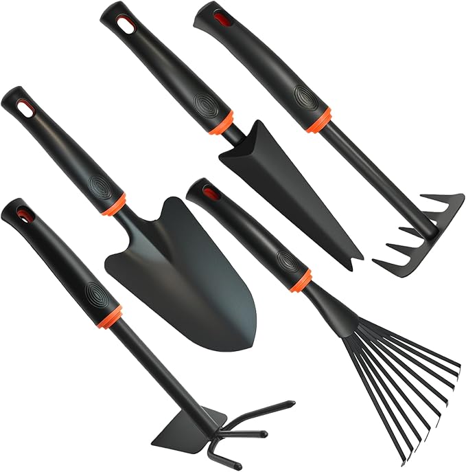 5PCS Weed Puller Tool Garden Tool Set Portable Garden Weeder Tool for Vegetable Gardening Backyard Farm Planting