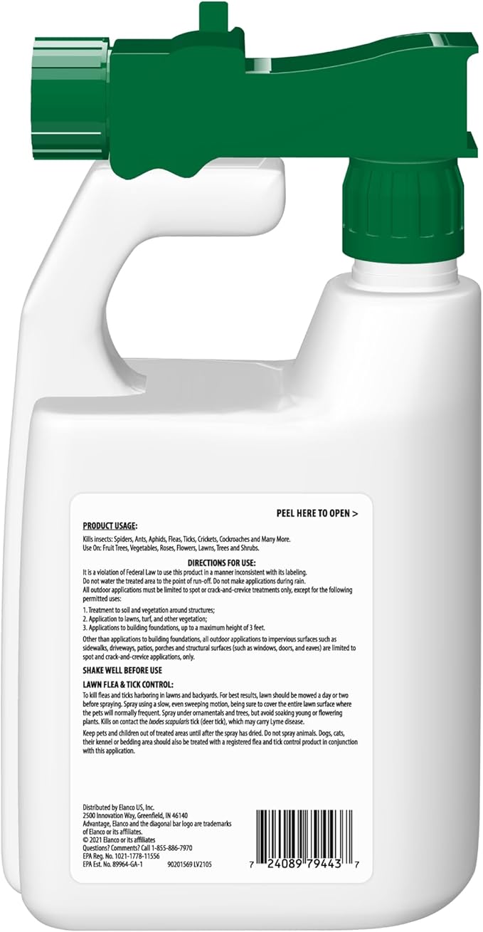 Advantage Yard &amp Premise Spray | Kills Fleas &amp Ticks &amp More | 32 oz.