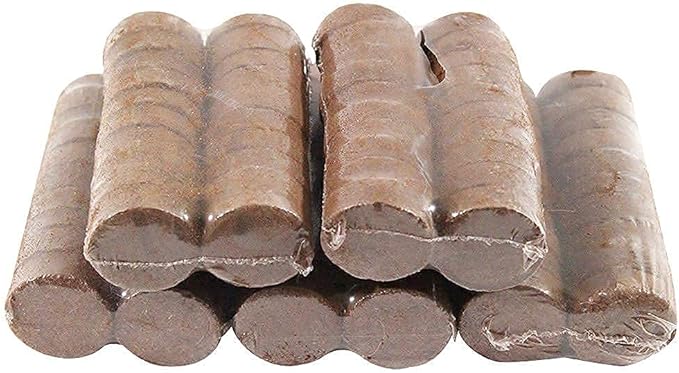Envelor Coco Coir Seed Starting Mix Pellet for Seed Starter Tray Potting Soil for Indoor Plants Nursery Pots Flower Seeds Herbs Microgreens Succulent Soil Coco Growing Media 1.2 Inches 100 Pack