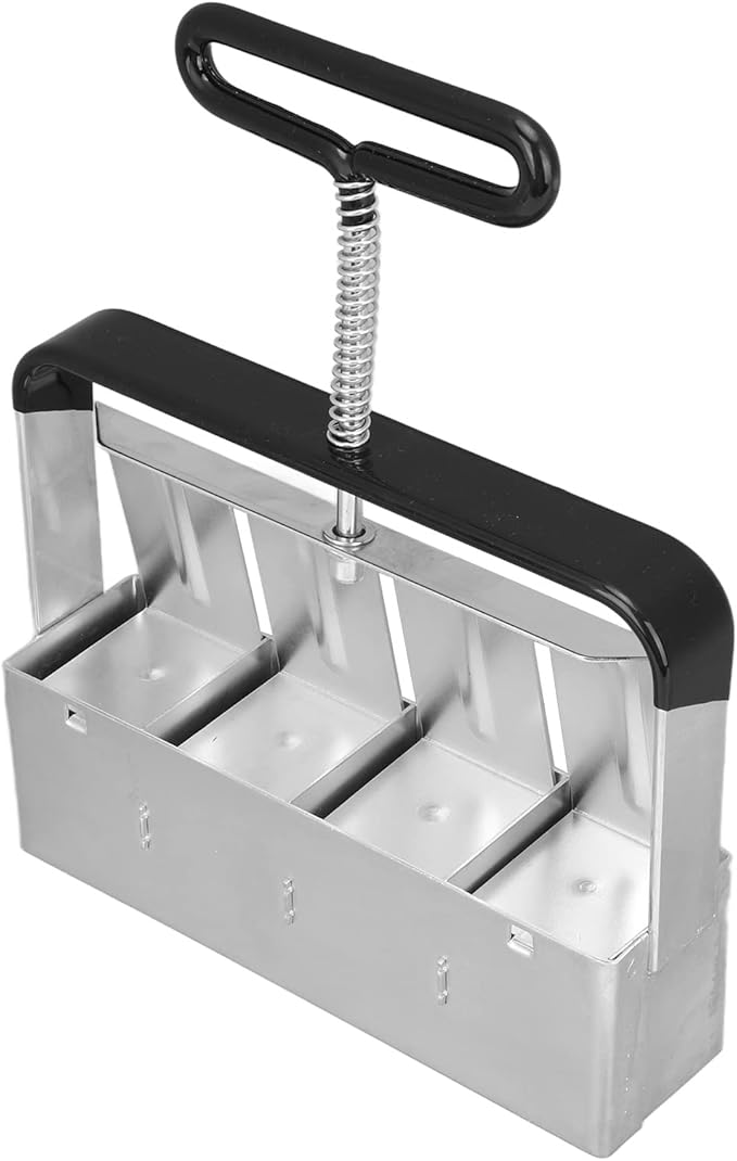 Manual Quad Soil Block Maker Handheld Soil Block Form Comfort Grip Seeds Cuttings Sturdy