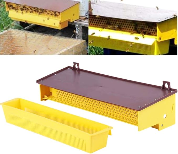 Beekeeping bee Pollen Trap for bee Hives 10 Frame Removable Ventilated Pollen Traps Collector Apiculture Accessory Tool Pollen Catcher Box