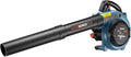 SENIX 4QL 26.5 cc 4-Cycle Handheld Gas Powered Leaf Blower for Lawn Care Clean Up Up to 410 CFM and 125 MPH Light Weight Dual Grip Handle BL4QL-L Blue