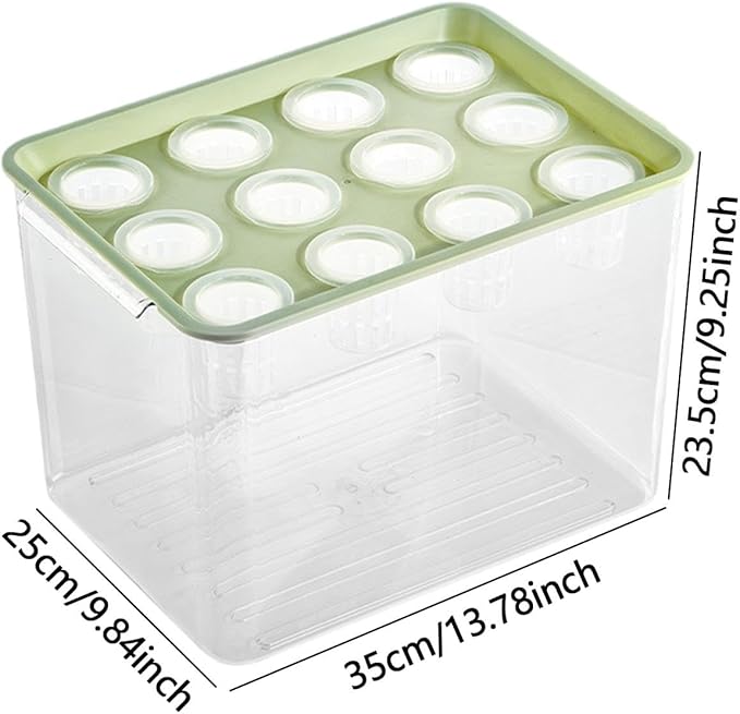 Hydroponic System Growing Kit Microgreens Growing Kit Garden Cabinet Box Easy to Use Indoor Hydroponics Tool for Vegetables Green Lid