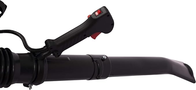 Goujxcy Backpack Gas Leaf Blower 52CC 2-Cycle Engine Blower High Power and Low Fuel Consumption Leaf Blower for Lawn Garden Blowing Leaves Snow Debris and Dust