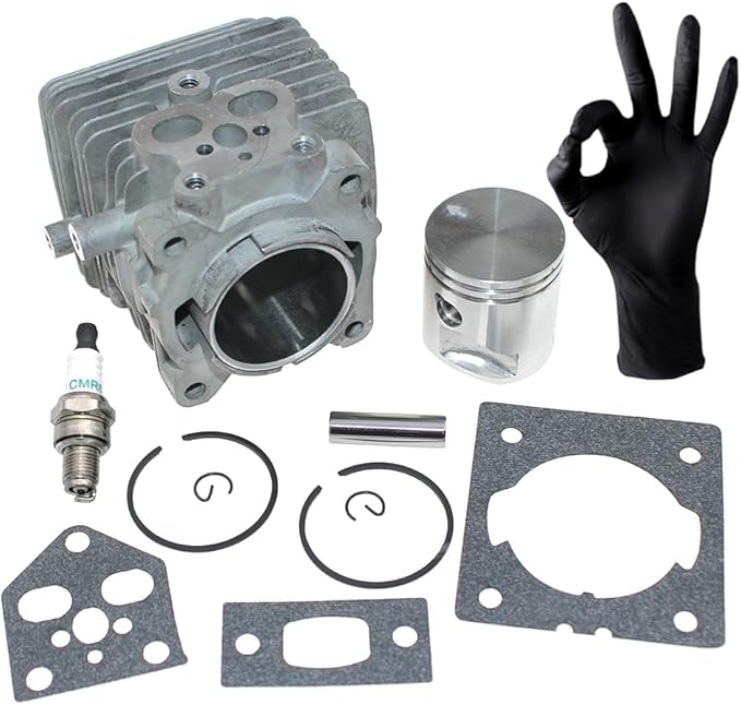 Cylinder Piston Kit for Stihl BG56 BG56C SH56 SH56C BG86 BG86C BR200 SH86 SH86C SR2004241 020 12034241 020 1204