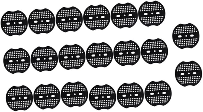 100Pcs Gardening Ground Nail Pads U Shaped Tent Pegs Gaskets for Secure Anchoring Durable Pe Material for Landscaping Camping and Garden Use