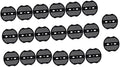 100Pcs Gardening Ground Nail Pads U Shaped Tent Pegs Gaskets for Secure Anchoring Durable Pe Material for Landscaping Camping and Garden Use