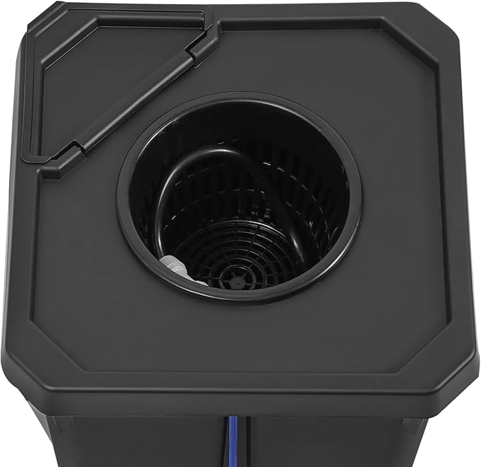 Hydroponics Growing System 7.13Gallon Automatic Recirculating Drip Garden System with 8W Air Pump Top Drip Kit Culture Bucket System for Greenhouse Garden Balcony 1 Bucket