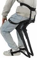Exoskeleton Seat MAX 330lbs Foldable Chair for Outdoor Wearable Invisible Seat Portable Height&ampAngles&ampWidth Adjustable Easy Carry