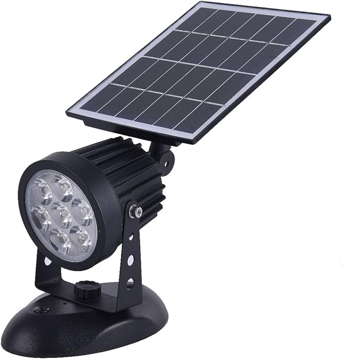 Outdoor LED Spotlight Waterproof Solar Spot Lights Bright Flag Light Landscape Automatic Mini Lawn Lamp 4.4W Graden Lights Lawn Decorative Lamp Courtyard Front Yard Warm White