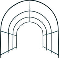 BenefitUSA Large Walk-in Garden Plant Arch Greenhouse Replacement Frame for Flowers/Fruits/Vegetables/Party (9.8 x 7 x 7.2ft)