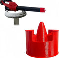 Leaf Blower High-Velocity Nozzle Compatible with Milwaukee M18 Air Amplifier Attachment for 2724-20/2724-21 Boosts Airflow for Heavy Wet Debris