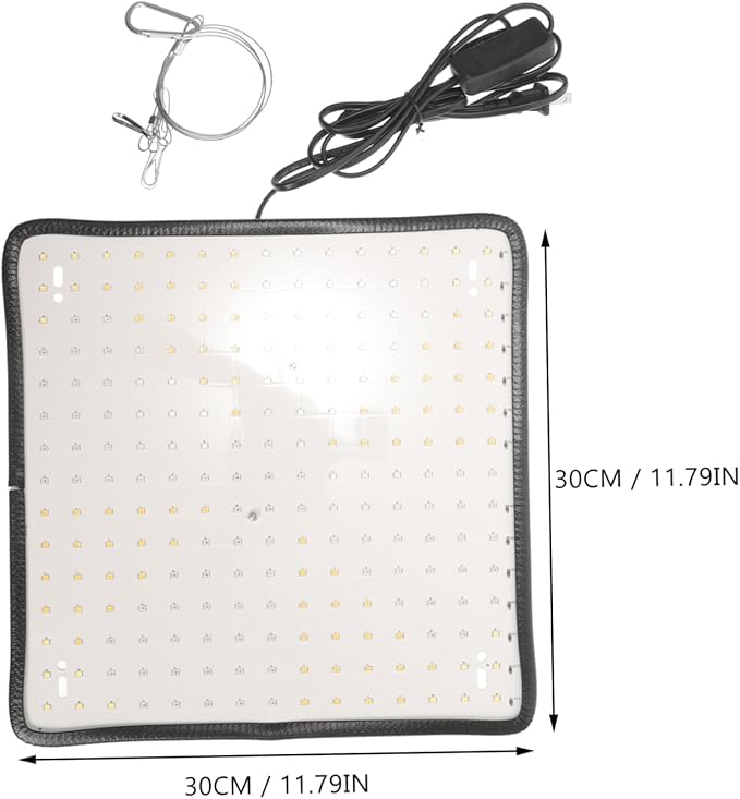 Happyyami Grow Light Led 225 Led Plant Grow Lamp Indoor Planting Lamp Hanging Light for Greenhouse Easy to Use
