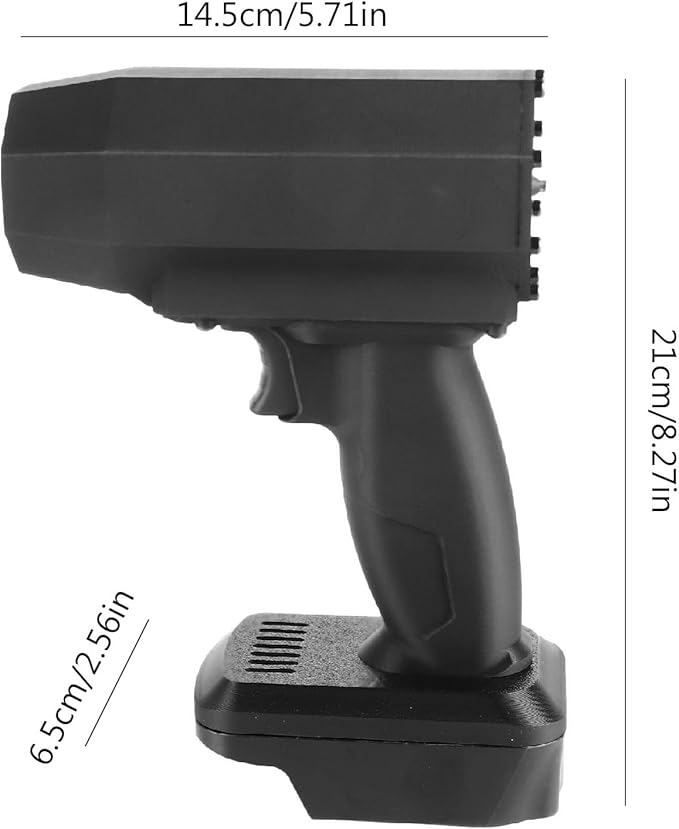 Electric Jet Dry Blower PETG 150000RPM High Speed Turbofan Brushless Motor Air Duster 1.36KG Powerful Thrust Portable Handheld Electric Cordless Air Blower for Car Cleaning